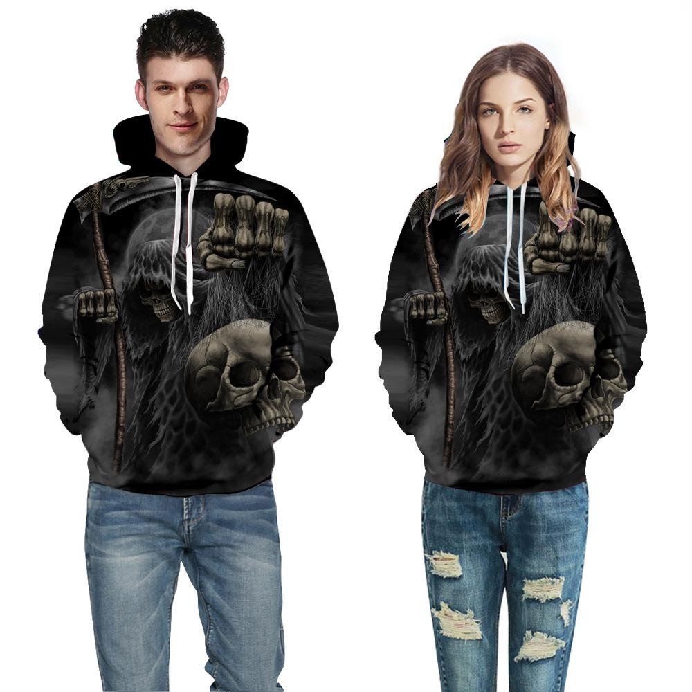 3D digital printing with hat  clothing men and women models hooded sweater