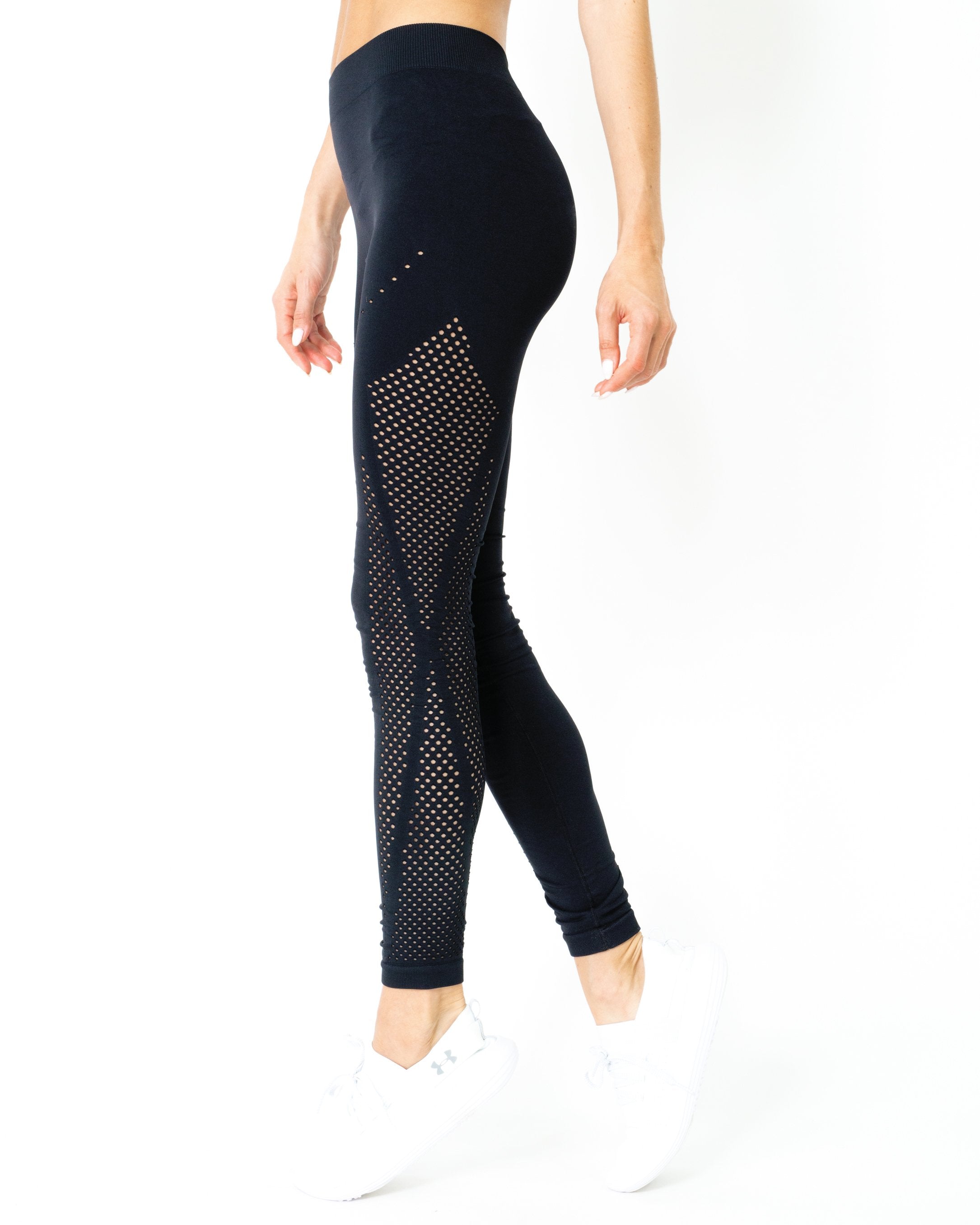 SALE! 50% OFF! Milano Seamless Legging - Black [MADE IN ITALY]