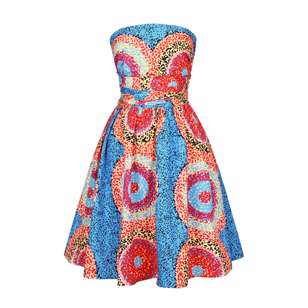 African Dresses Design Fashion Digital Printing african women clothing