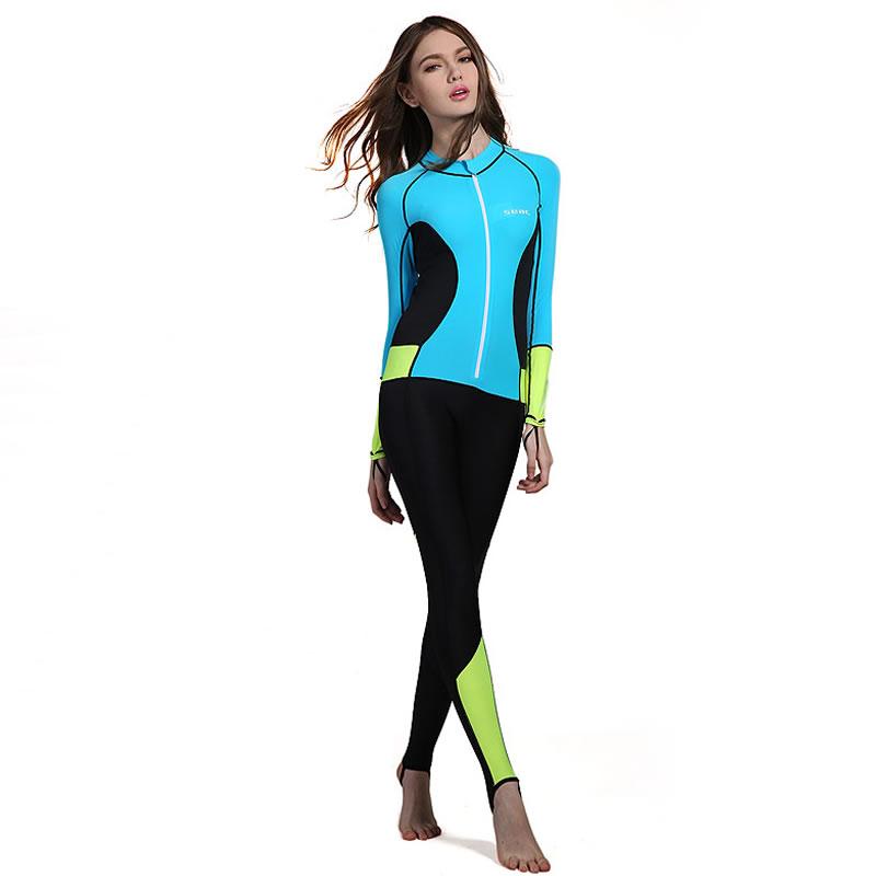 0.5mm Women Lycra Wetsuit Surf Snorkeling Clothing Hooded Swimsuit